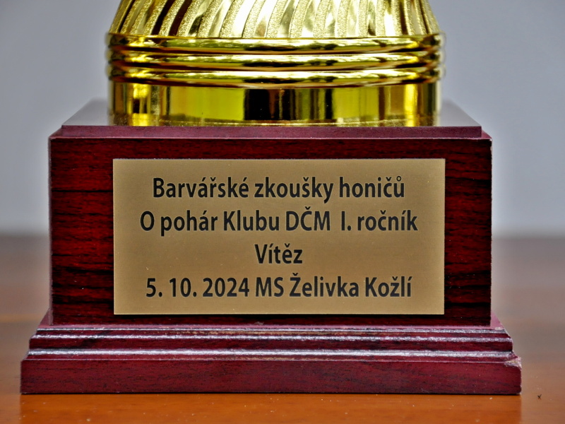 MS Kožlí 5.10.2024 – barvářské zkoušky honičů, zkoušky norování